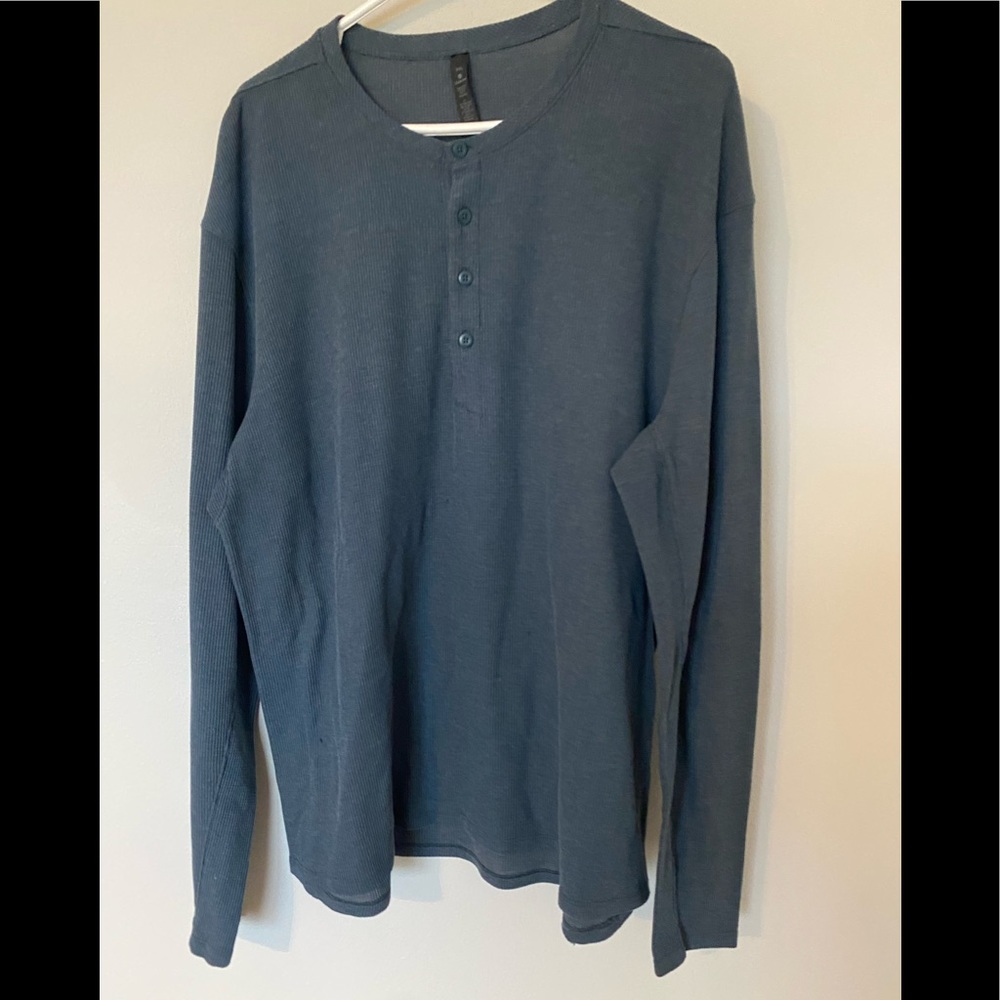 🧇 Blue Lululemon waffle LS